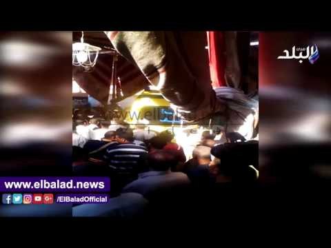 صدى البلد | المنوفية تشيع جثمان شهيد كمين السادات فى جنازة عسكرية بقريته بمنوف