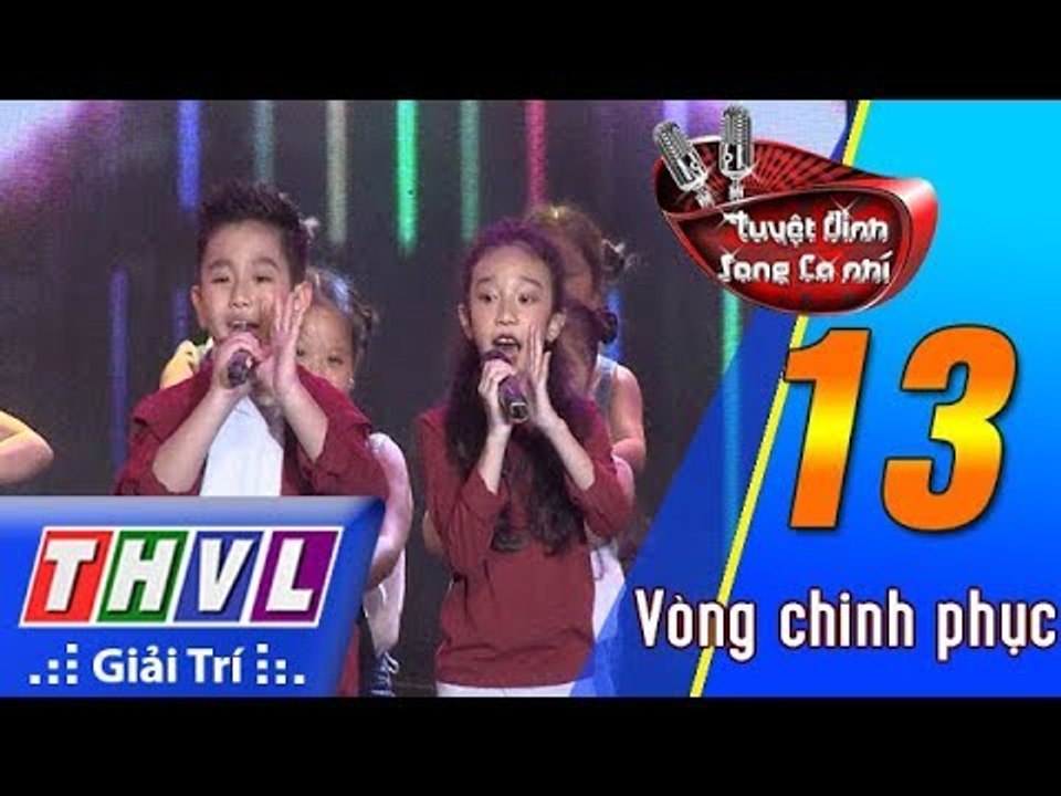 THVL | Tuyệt đỉnh song ca nhí - Tập 13[2]: Anh Khôi, Cẩm Tú hát Liên khúc thiếu nhi
