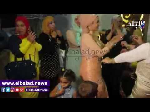 صدى البلد | أفراح البلد يشارك حسين وريهام حفل خطوبتهما ببني سويف