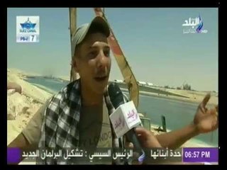 لقاء مع عمال قناة السويس الجديدة
