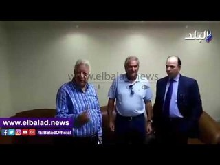 صدى البلد | جوزيه يشيد بمركز شباب الجزيرة ويلتقى مرتضى منصور