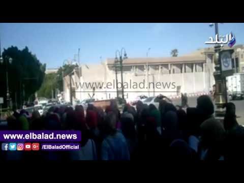 صدى البلد | طلاب الثانوية بقنا يواصلون الاحتجاج على منع الدروس الخصوصية.