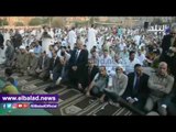صدى البلد | محافظ المنيا يؤدى صلاة العيد بساحة الثانوية العسكرية