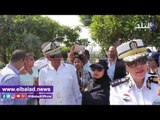 صدى البلد | انتشار عناصر الشرطة النسائية فى حديقة الازه