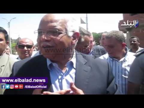 صدى البلد | وزير النقل يتفقد موقع ومسار كوبري عدلي منصور ببني سويف
