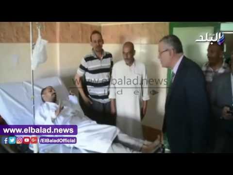 صدى البلد | محافظ المنيا يهنئ أطفال مؤسستي البنين والبنات بالعيد