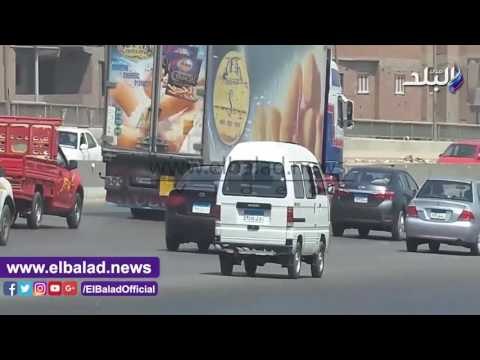 صدى البلد | النقل الثقيل يتحدى الداخلية على الدائري ..