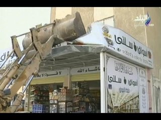 حملة رفع الإشغالات بمدينة 6 أكتوبر