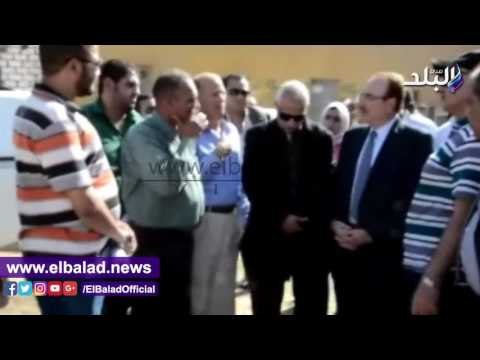 صدى البلد | محافظ بني سويف يتفقد توسعات محطات المياه بالواسطى