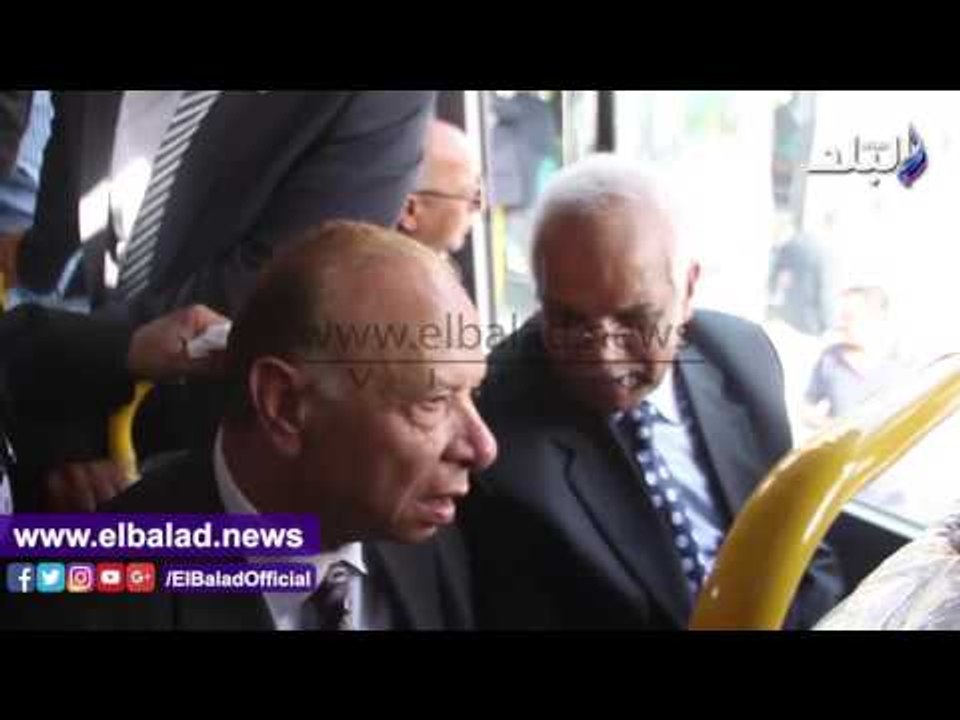 صدى البلد |   بدء احتفالية تسليم 90 أتوبيس ضمن...