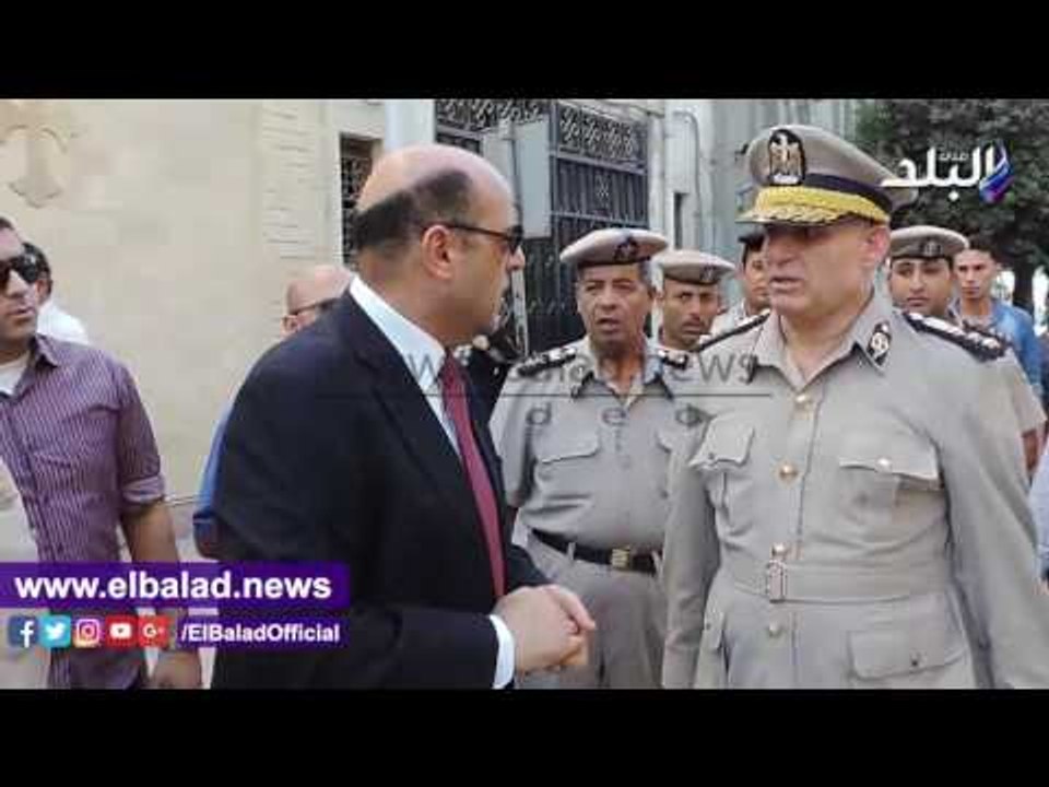 صدى البلد | مدير امن دمياط يتفقد تامين مدارس المحافظة