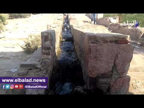 صدى البلد | عيون حلوان الكبريتية تتحول من مسشفى إلى مقلب قمامة