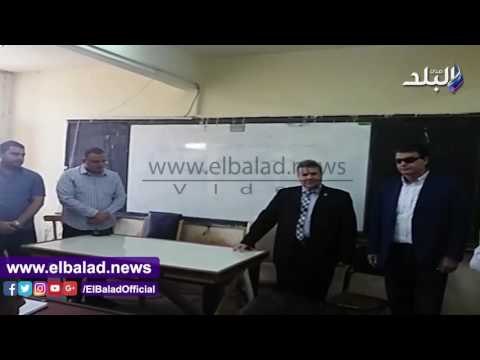 صدى البلد | رئيس جامعة بنها يتفقد الدراسة وقاعات المحاضرات
