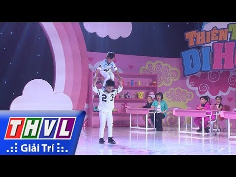 THVL | Thiên thần đi học – Tập 12[5]: Bé Minh Quang, Minh Nhật trổ tài xiếc