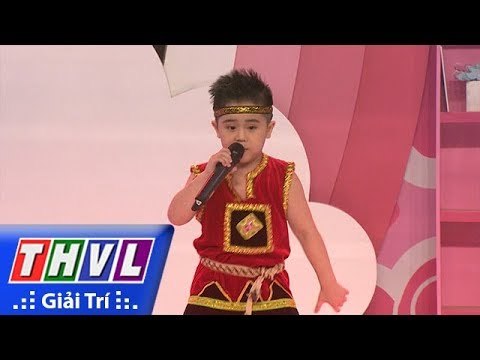 THVL | Thiên thần đi học – Tập 6[5]: Bé Quốc Dương thể hiện ca khúc Tiếng chày trên sóc Bom Bo