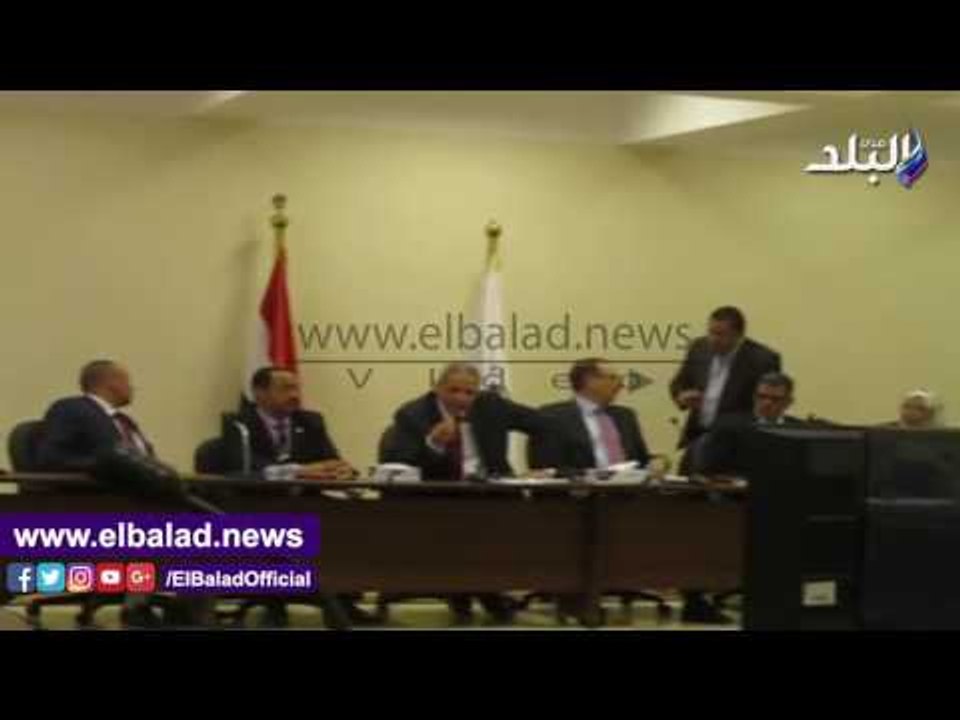 صدى البلد |انقطاع التيار الكهربائي عن مؤتمر وزير التعليم ببني سويف