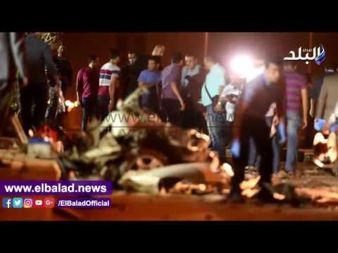 صدى البلد | تكثيف أمنى بمحيط موقع انفجار موكب النائب العام المساعد.
