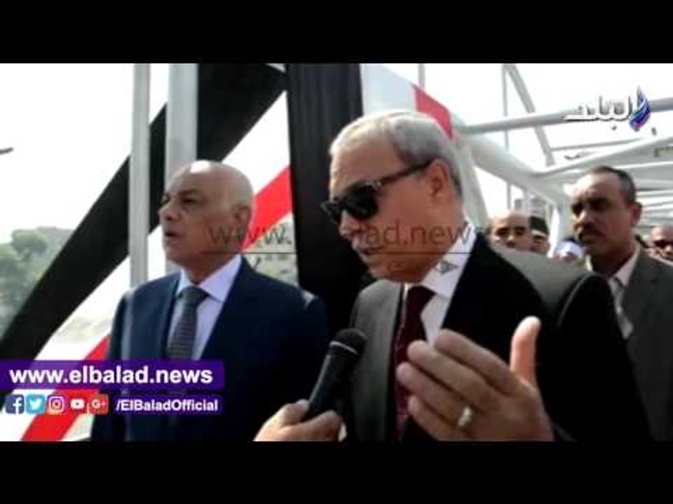 صدى البلد | محافظ قنا يفتتح كوبري مشاة الشيخ يونس في ذكري أكتوبر