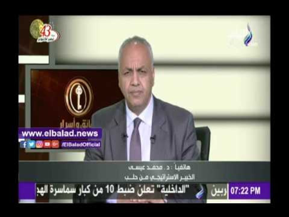 صدى البلد |خبير إستراتيجي: قوات الجيش العربي السوري تواجه الإرهابيين في أحياء حلب الشرقية