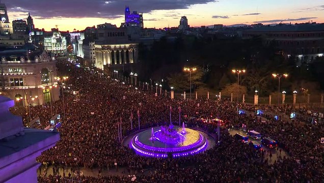 Protestos e greves na Espanha