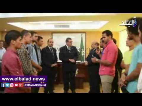 صدى البلد | محافظ الفيوم يُكرم فريق كرة القدم للصم بعد صعوده للدورى الممتاز..