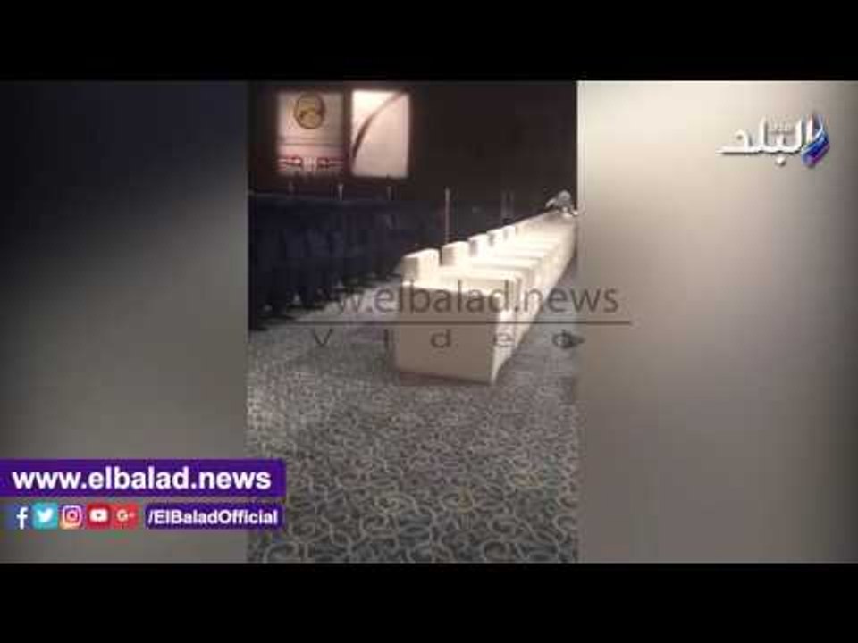 صدى البلد | ننشر آخر تجهيزات قاعة احتفالية مرور 150 عاما على البرلمان.