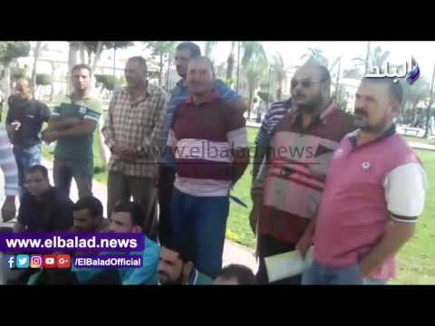 صدى البلد | وقفة احتجاجية أمام الوزراء لعمال إحدى الشركات المفصولين