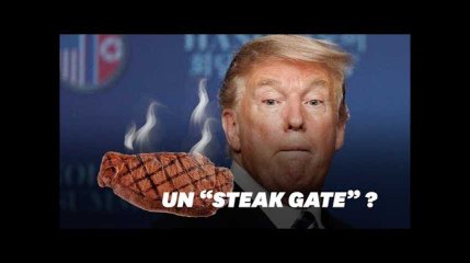 Donald Trump a mangé un steak interdit avec Kim Jong Un