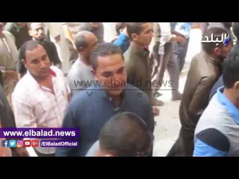 صدى البلد | تشييع جثماني شهيدي الواجب بسيناء في بني سويف