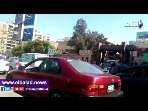 صدى البلد | زحام أمام بنك الإسكان بعباس العقاد لحجز شقق الرحاب