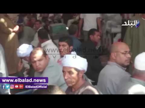 صدى البلد | أهالي السعدية يتلقون العزاء في شهيد كمين زقدان