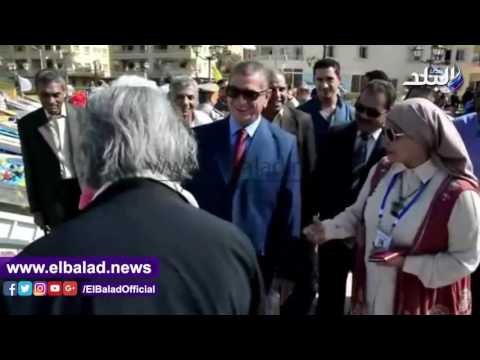 صدى البلد | محافظ كفرالشيخ يٌكرّم 40 فنانًا في ختام ملتقى البرلس الدولي