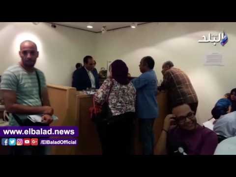 صدى البلد | صدى البلد داخل صالة حجز وحدات مدينتى ببنك الاسكان والتعمير