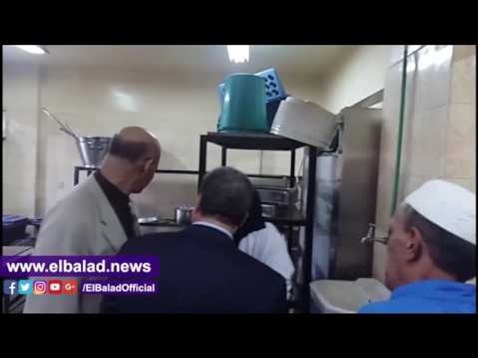 صدى البلد |رئيس جامعة بنها يتفقد مطابخ ومخازن التغذية بالمدينة الجامعية بمشتهر‎