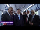 صدى البلد |وزير النقل يصل محطة سراي القبة لتدشين آخر قطار مكيف
