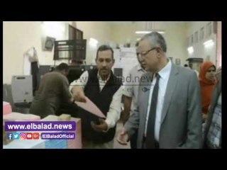 محافظ المنيا يتابع سير العمل بالمطبعة