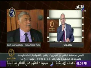 النائب محمد البدرشيني مصر معرضة لخطر كبير وهناك مصريين تتوافق توجهاتهم مع اسرائيل وامريكا