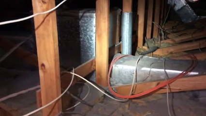 Dirty Dryer Vent Terminating in Attic