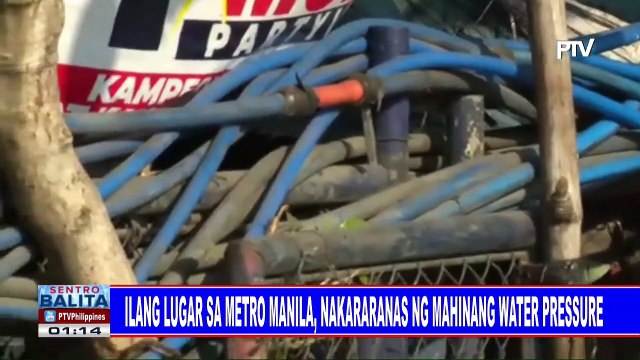 Ilang lugar sa Metro Manila, nakararanas ng mahinang water pressure