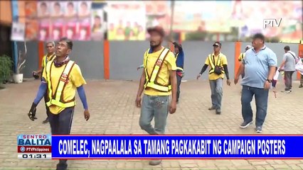 COMELEC, nagpaalala sa tamang pagkakabit ng campaign posters