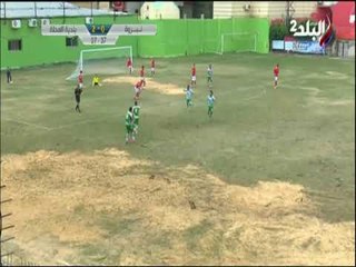 الهدف الثاني لـ بلدية المحلة في شباك نبروة في الدقيقة التاسعة