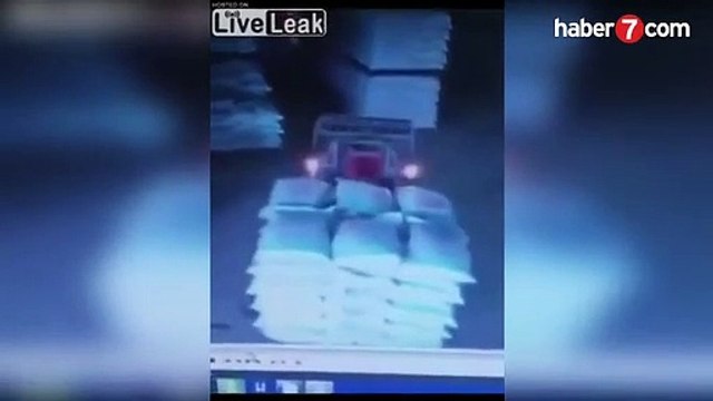 Forklift operatörü kadını böyle ezdi! - haberler 282