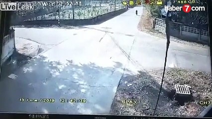 Kontrolsüz çıkış facia getirdi! Dehşet kamerada -