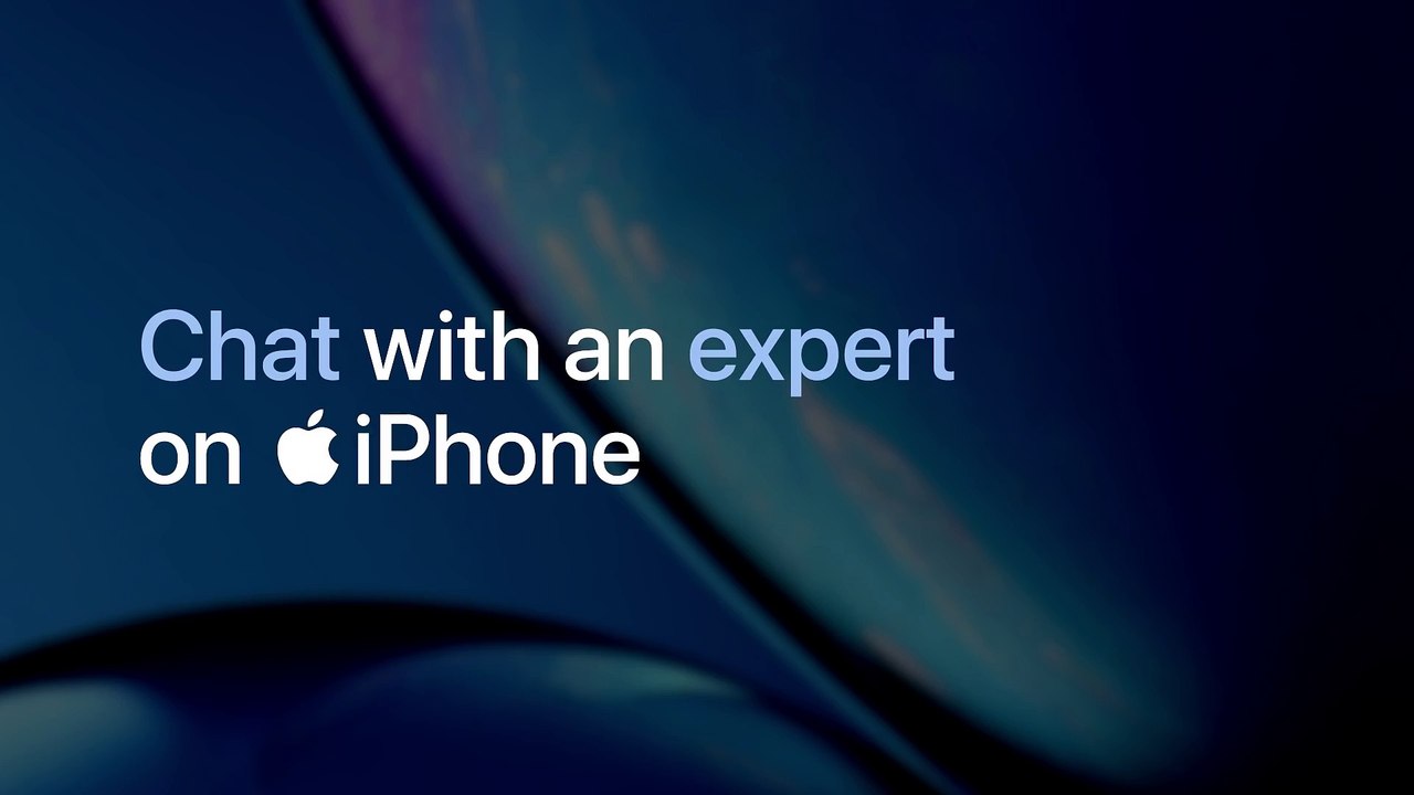 iPhone — Chat with an expert — Apple (1080p)