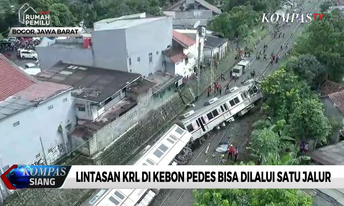 Lintasan KRL di Kebon Pedes Bisa Dilalui Satu Jalur