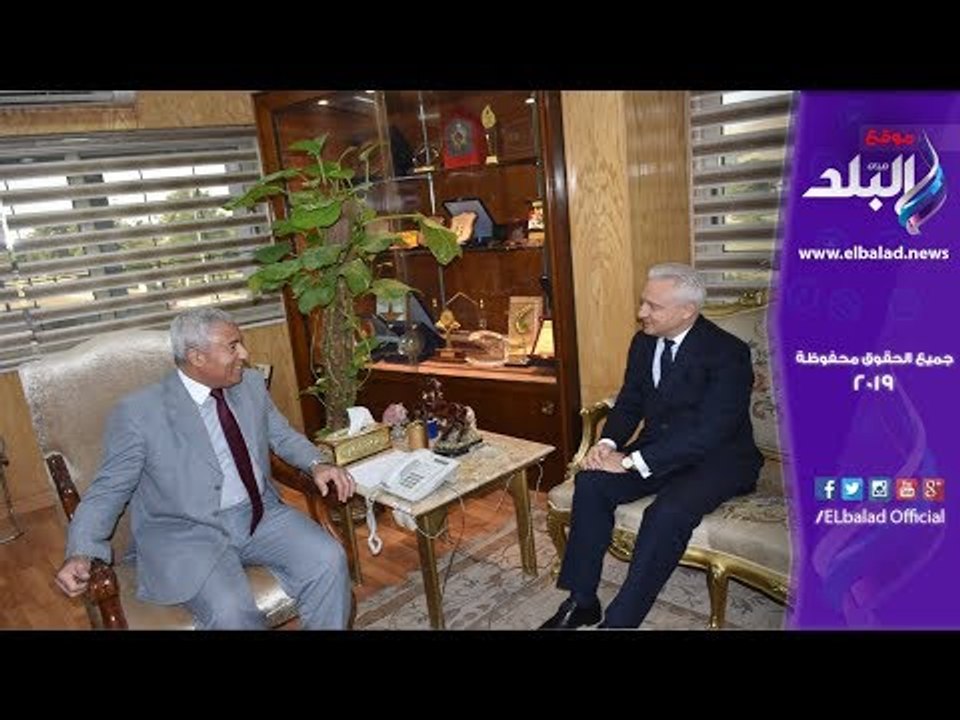 صدي البلد | محافظ أسوان يستقبل سفير بيلاروسيا بالقاهرة