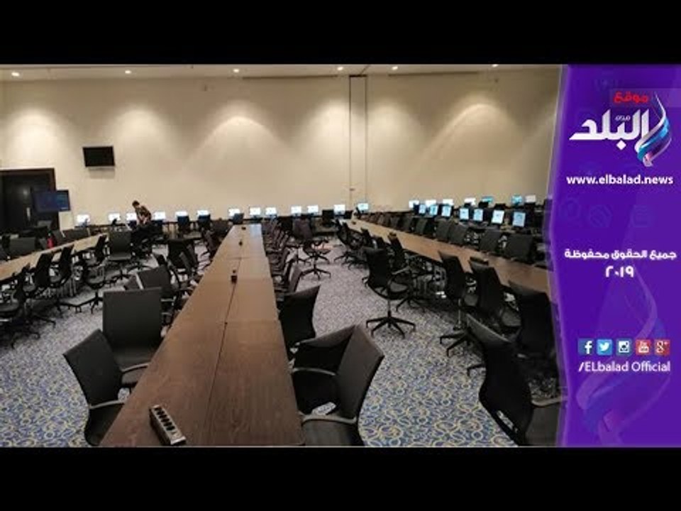 صدى البلد | المراسلون الأجانب والعرب يتوافدون على مركز المؤتمرات الدولي بشرم الشيخ