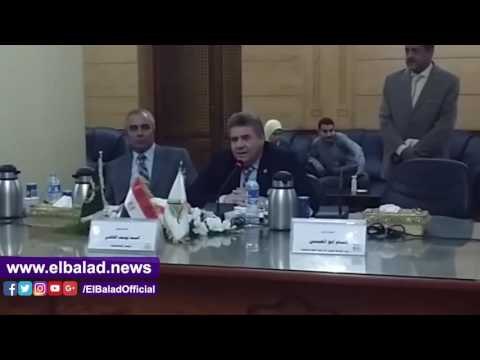 صدى البلد |مجلس عمداء جامعة بنها يكرم أسرة الشهيد النقيب عبدالله الجندى