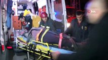 Konya'da Feci Kaza! İki Araç Kafa Kafaya Çarpıştı