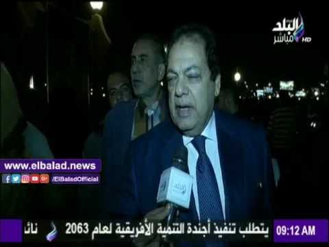 صدى البلد |أبو العينين يقدم واجب العزاء في وفاة محمود عبد العزيز .. ويؤكد: فقدنا رجل عظيم ومحترم